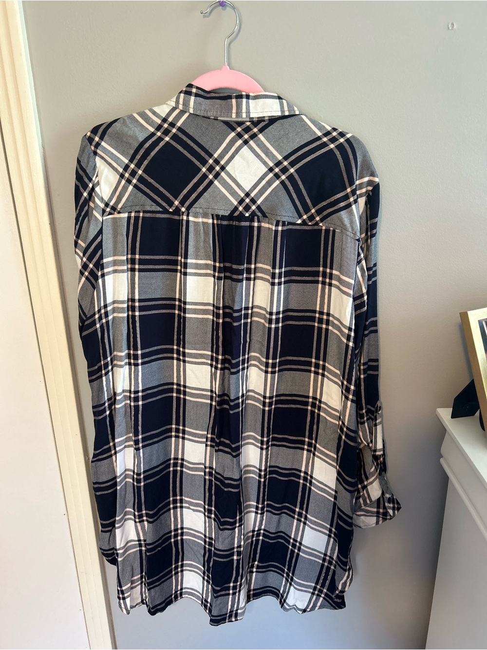Cato Black, White & Gray Plaid Button-Down Shirt - Picture 2 of 3
